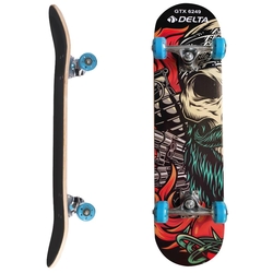 Delta Transparan Silikon Teker Üstü Zımparalı Kaykay