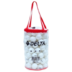 Delta 100 adet Masa Tenisi Topu (Pinpon Topu) - Fermuarlı Çantalı