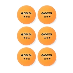 Delta 6 Adet Turuncu Masa Tenisi Topu ( Pinpon Topu )