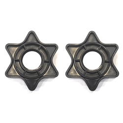 Delta Plastik Kelebek Sıkıştırma Vidası (Bar Vidası) - 2 Adet