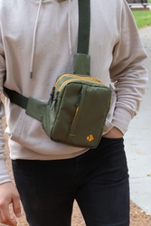 Delta Spor Street Style Omuz Çantası Kullanışlı Bel Çantası Üç Cepli Özel Tasarım Spor Çanta