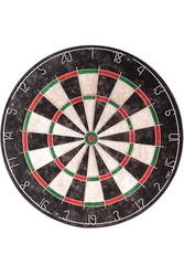 Delta Sisal Dart Seti 45 Cm (18 İnç) Büyük Boy + 6 Dart Oku (18 Gr) Hedef Tahtası