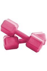 Delta 2 Adet Köşeli Oluklu Plastik Dambıl Ağırlık Seti