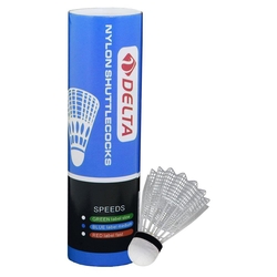 Delta 6 Adet Mantar Başlı Beyaz Badminton Topu (Özel Kutusunda)