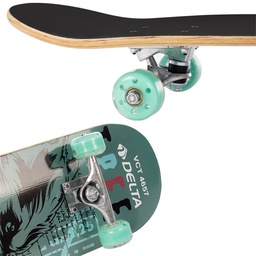 Delta Transparan Silikon Teker Üstü Zımparalı Kaykay