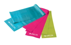 Delta 3 'lü Pilates Bandı  120 cm x 15 cm Egzersiz Direnç Lastiği