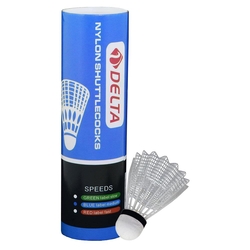 [BD-TP-BT2000] Delta 6 Adet Mantar Başlı Beyaz Badminton Topu (Özel Kutusunda)