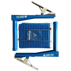 [FL-DMR-ADS302] Delta Mavi Masa Tenisi Maşalı Deluxe Pinpon Ağı File Demir Seti