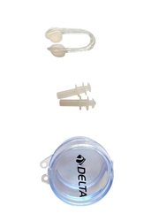 [KLKTKC-BRNKLPS-TNE988] Delta Kulak Tıkacı ve Burun Klipsi Seti