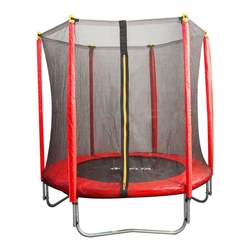 [TRMP-72INC-TPL183-KIRM] Delta Fileli Korumalı 183 cm x 200 cm Trampolin- 72 inç Trambolin