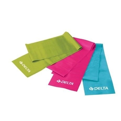 [PLTS-BNT-120CM-DS5301] Delta 3 'lü Pilates Bandı  120 cm x 15 cm Egzersiz Direnç Lastiği